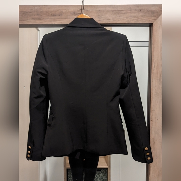 Black Balmain-Style Blazer - Picture 2 of 3